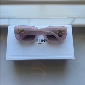Celine Triomphe 04 Pink Sunglasses 55MM.